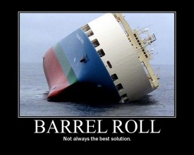 barrel roll ship